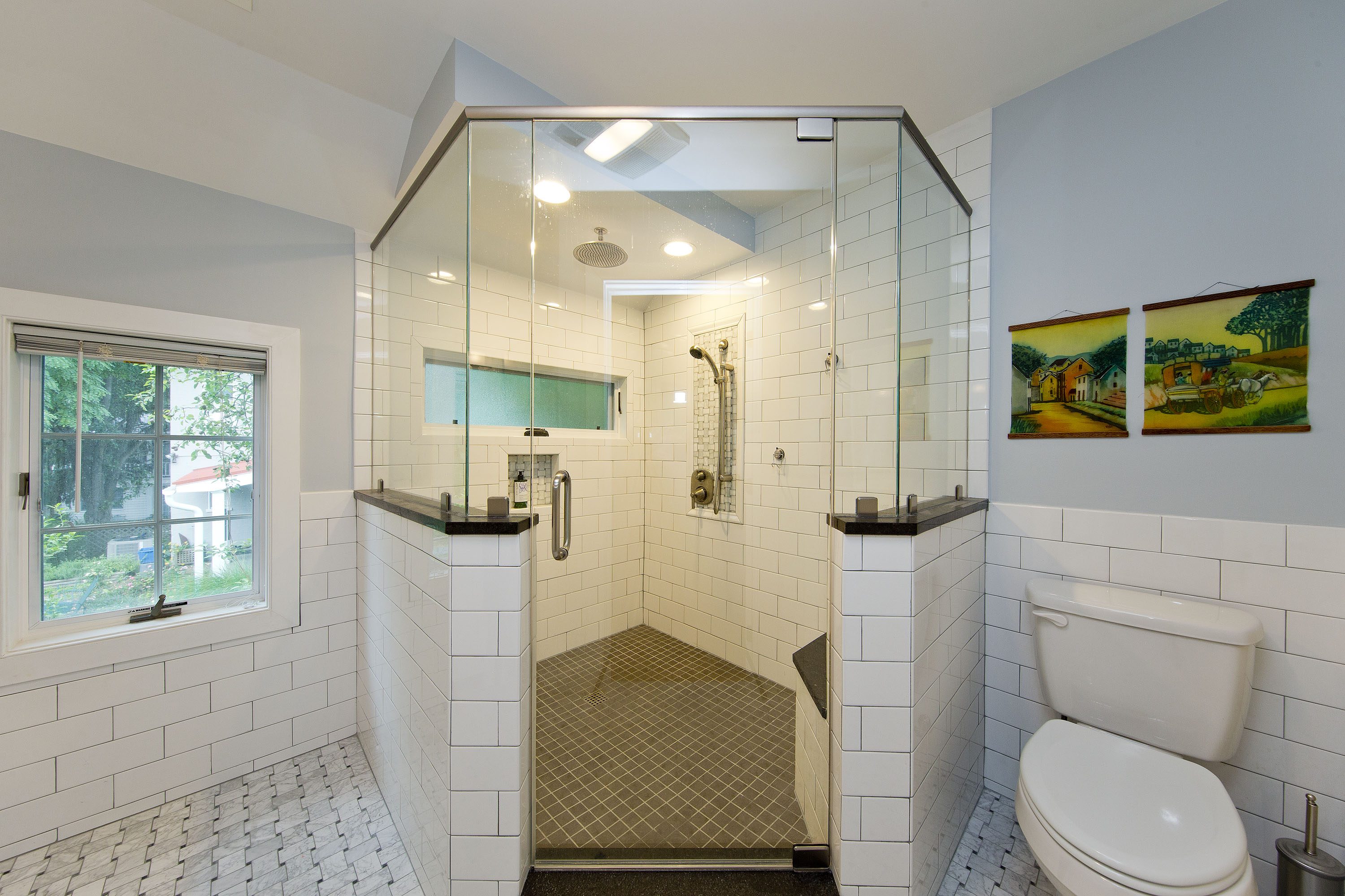 Award Winning Historic Renovation bathroom shower
