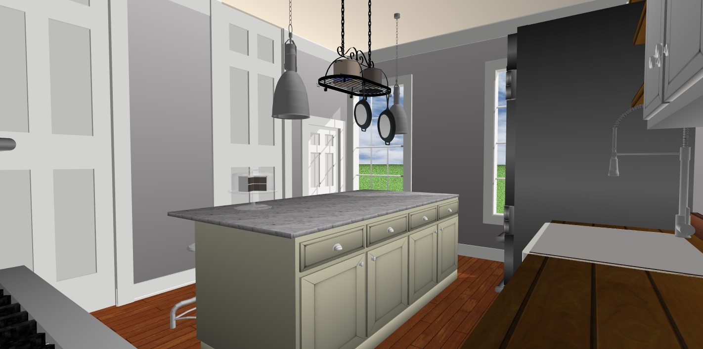 JC Smith Design kitchen and doors model
