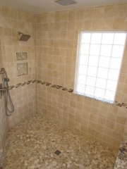 A Master's Bathroom shower interior