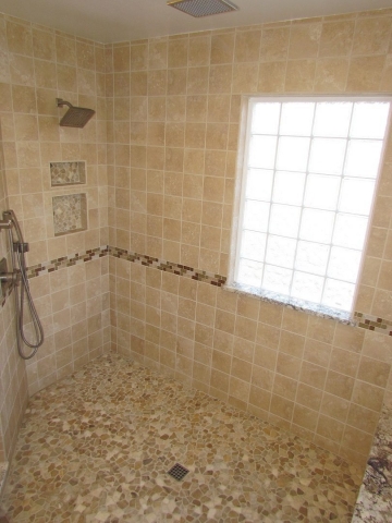 A Master's Bathroom shower interior