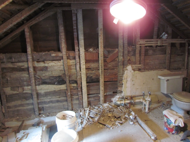 Historic Renovation Before And After bathroom before