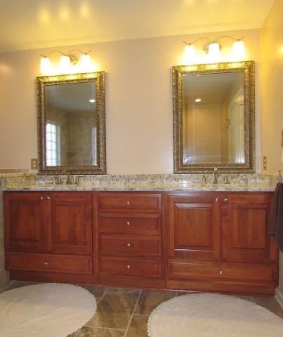 A Master's Bathroom double vanity