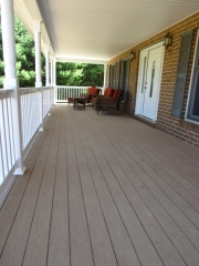Front Porch composite and vinyl, floor After