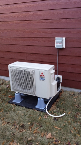 Addition In close Property Boundaries heating unit
