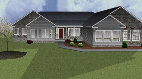 Primrose Custom Home 3D model