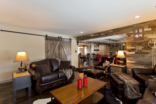 Professional Designer Home Renovation living room and kitchen